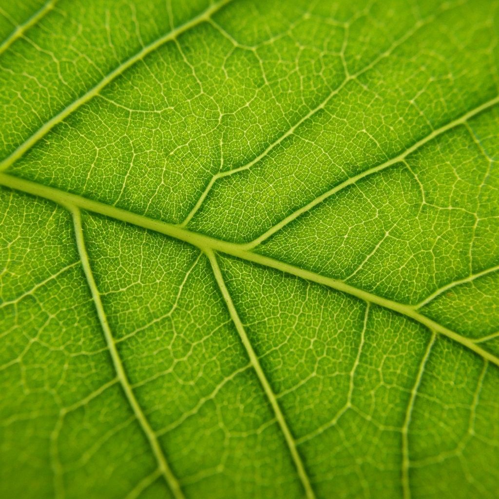 Macro photography of leaf structure